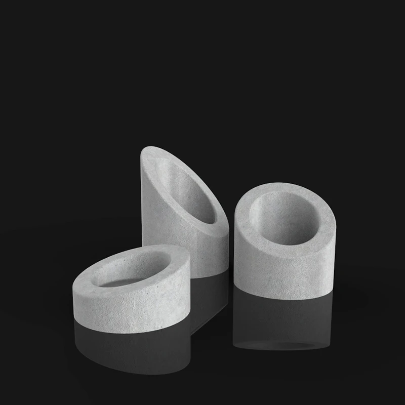 

Cement candlestick silicone mold scented candle holder plaster mold candlestick combination decorative silicone mold