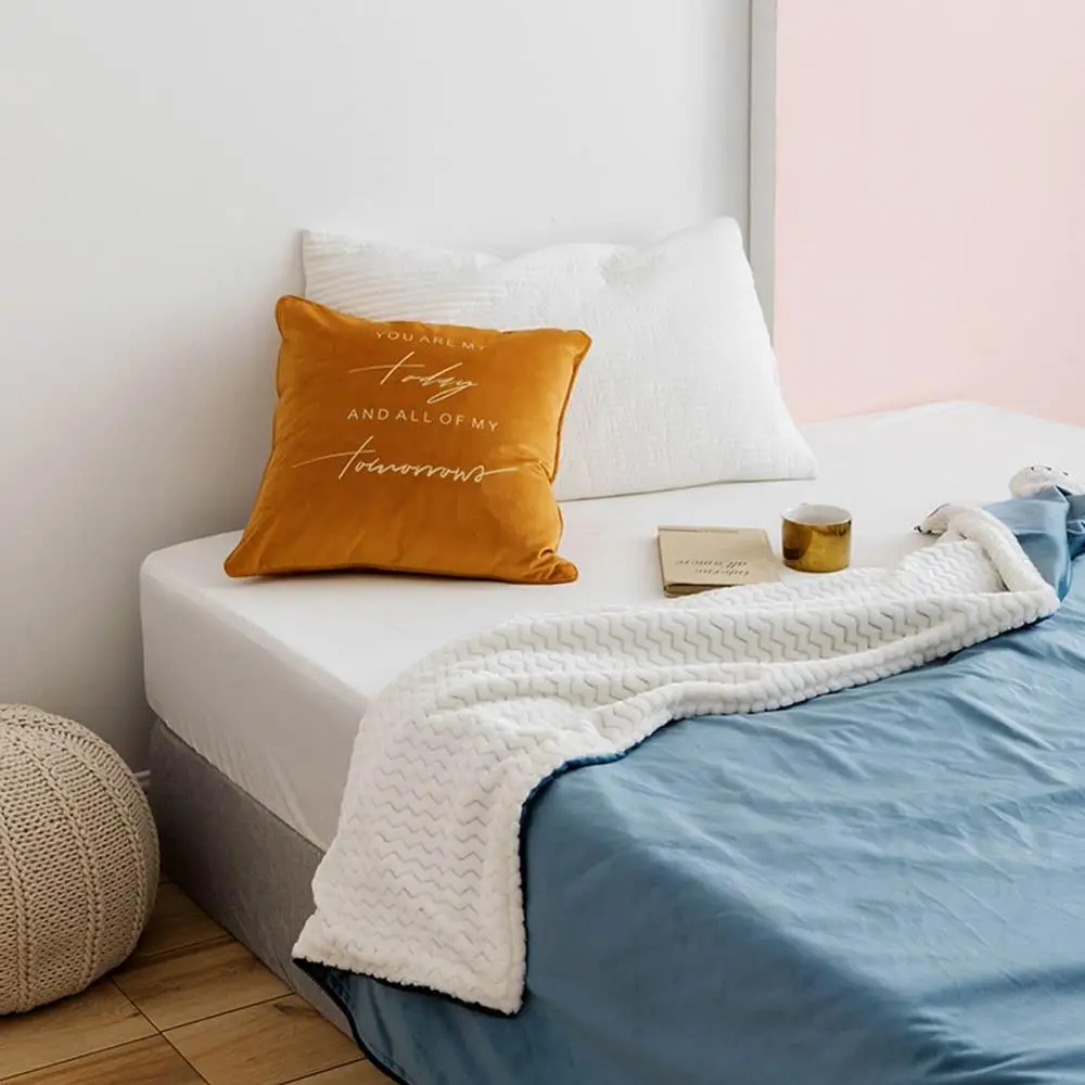 Svetanya Cloud Blanket Warm Winter Sheet (Flat Coin Thickness) Twin Full Double Queen King Size | Дом и сад