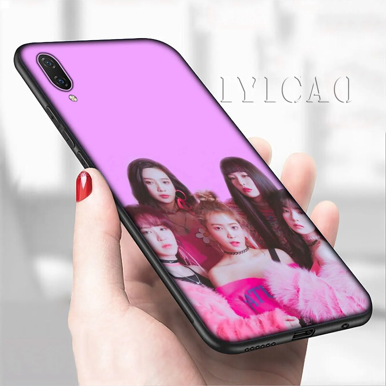 IYICAO сексуальный красный бархатный мягкий чехол для телефона Xiaomi Mi 10 9 9T A3 Pro CC9 CC9E 8