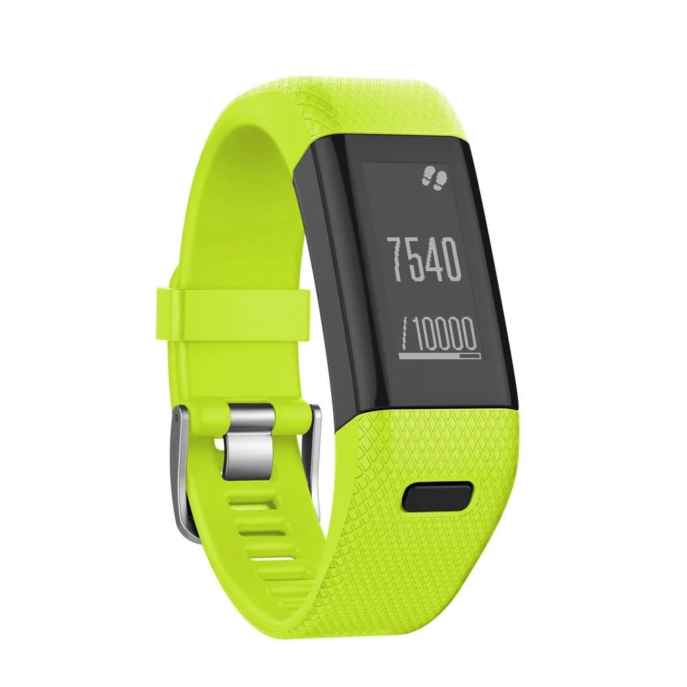 Цветной сменный мягкий силиконовый браслет ремешок для Garmin Vivosmart HR+ умный Браслет для GARMIN Vivosmart HR