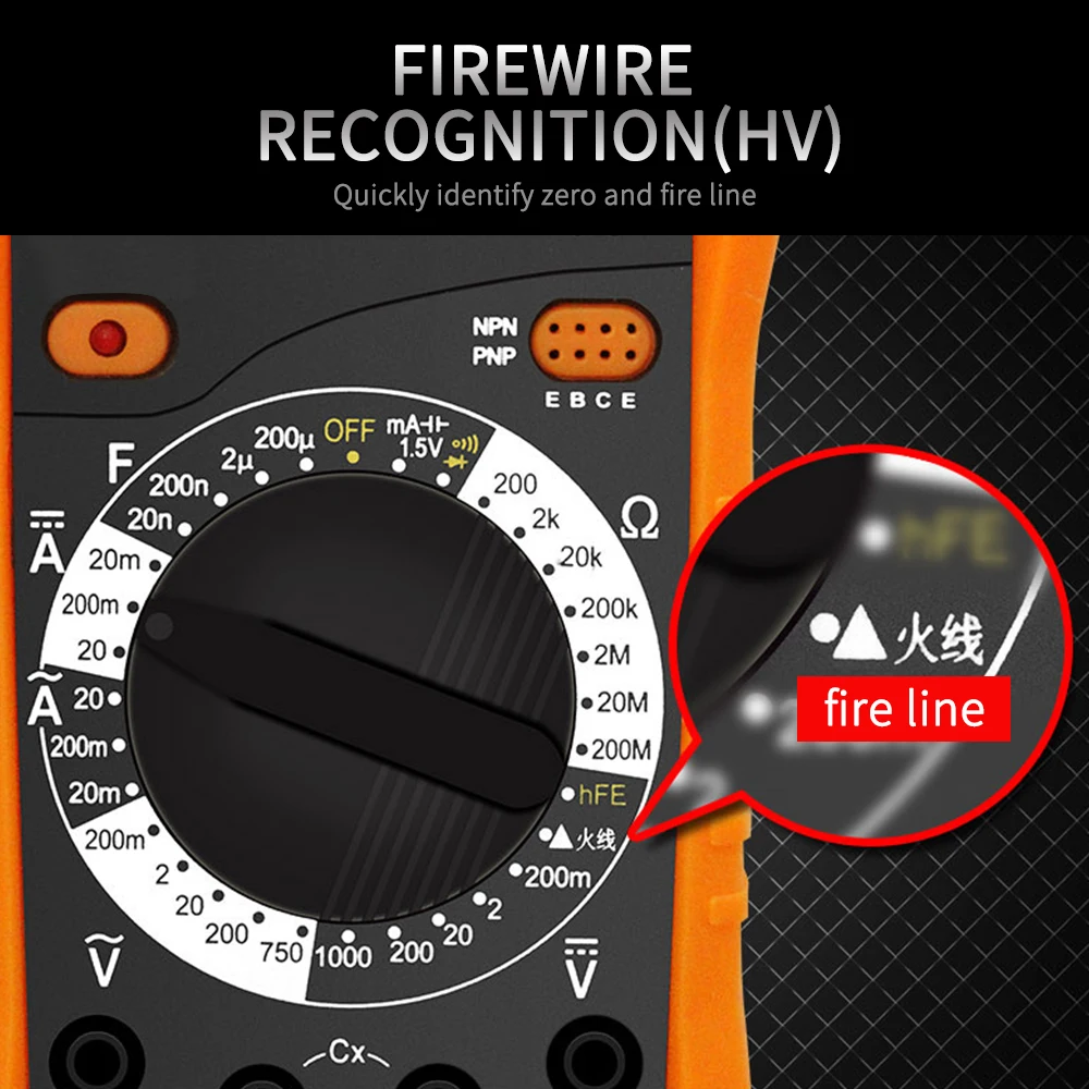 Handskit мультиметр DT9205 AC/DC Цифровой профессиональный тестер Вольтметр цифровой