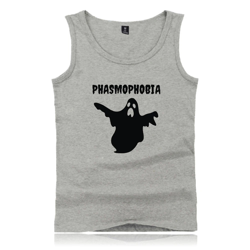 

2020 New Horror Game phasmophobia 2D Print Men/women tank tops Hot Sale tops Comfortable Sports vest
