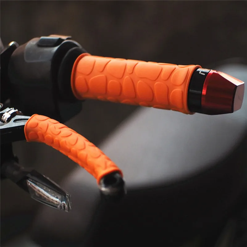 

4Pcs/lot Universal Motorcycle Grips Handlebar Soft Rubber Bar Brake Handle Silicone Sleeve