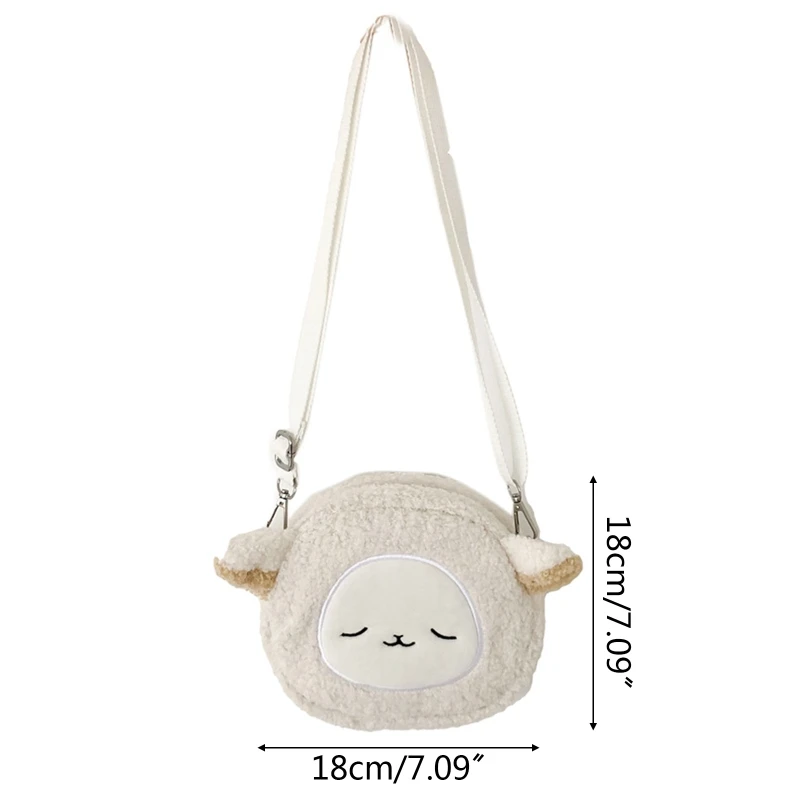 

Women Girls Plush Shoulder Crossbody Bag Lady Phone Pouch Satchel Purse 517D