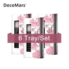 Накладные ресницы с цветком камелии 3d-6d, накладные норковые ресницы для наращивания, объемные веерные ресницы, 6 шт.партия