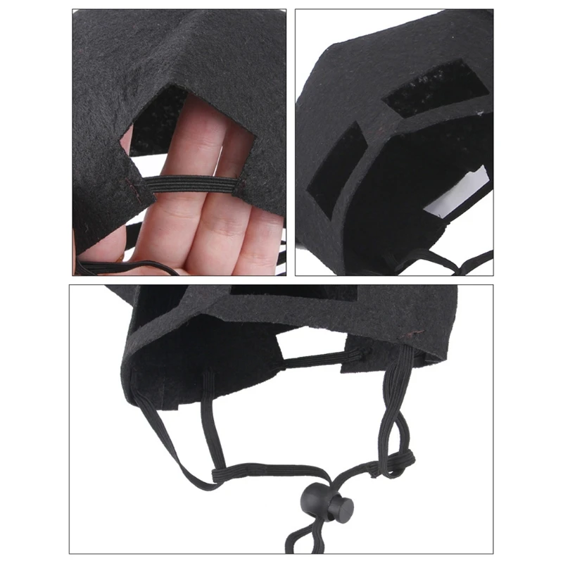 

F2TE Dog Bat Hat Halloween Costumes for Dogs and Cats Pet Bat Costume Adjustable Mask Mysterious Black