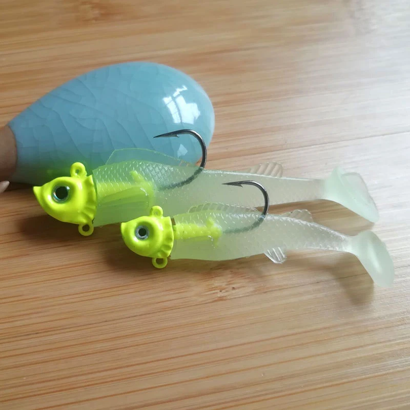 Воблер (Wobbler) Jig Head металлическая приманка 2 предмета Мягкая световой тела