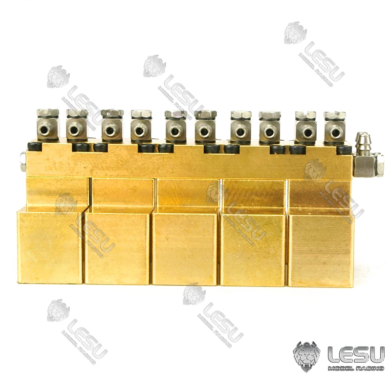 LESU металлический гидротехнический 5CH распределительный клапан для 1/14 RC самосвал