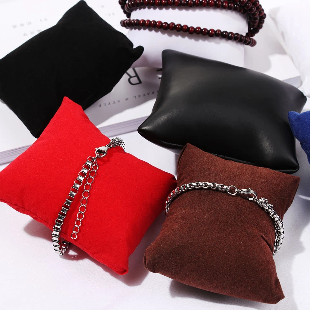 5 шт. прочный собаки вельвет искусственная браслет часы Дисплей средства ухода за