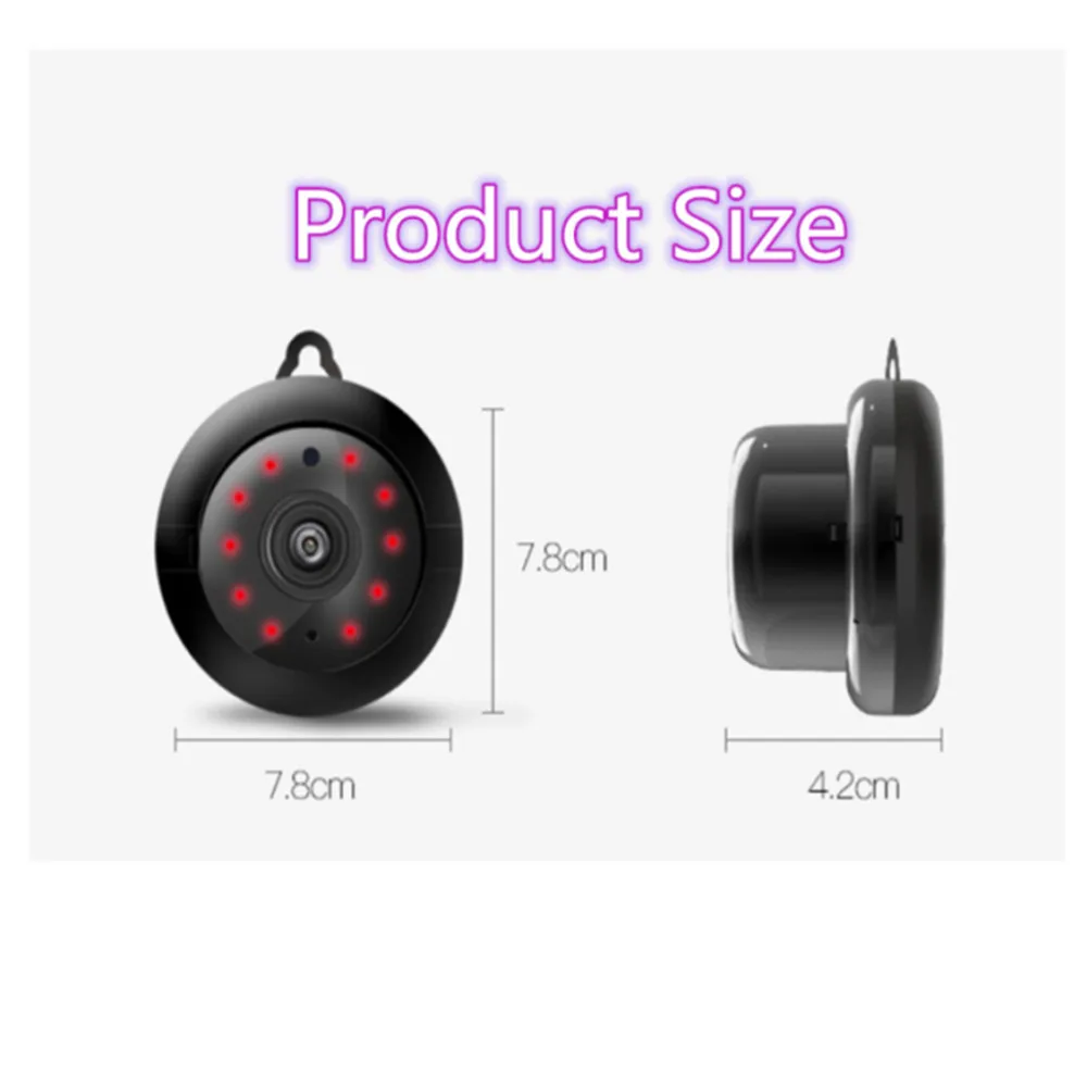 720P HD Беспроводная WI-FI сетевая камера инфракрасный светодиодный ночное видение