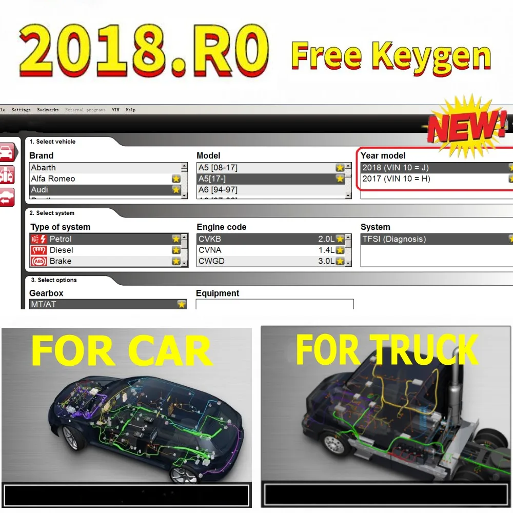 Новинка 2021 VCI 2018 R0/2017.R3 свободный генератор ключей Bluetooth для Delphis VD DS 150E CDP