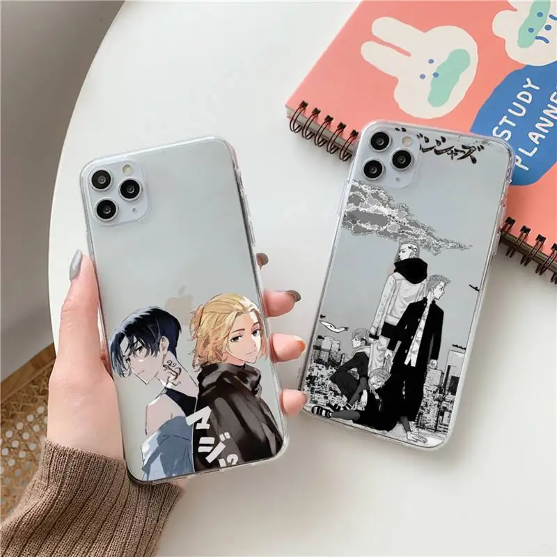 

Tokyo Revengers2 Phone Case Clear Transparent for iPhone 11 12 13 mini pro XS MAX 8 7 6 6S Plus X 5S SE XR 2020