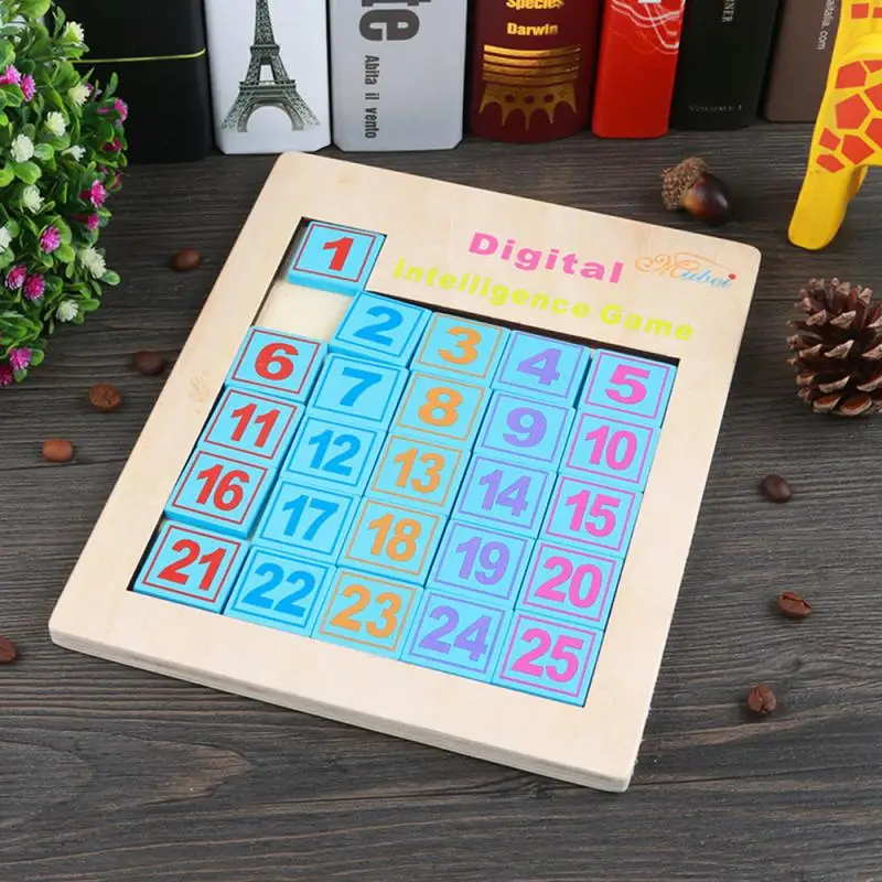 

Wooden Digital Intelligence Clearance Game Children's Early Education Toys Montessori Learning Kids Toy Baby Gift Dropshipping