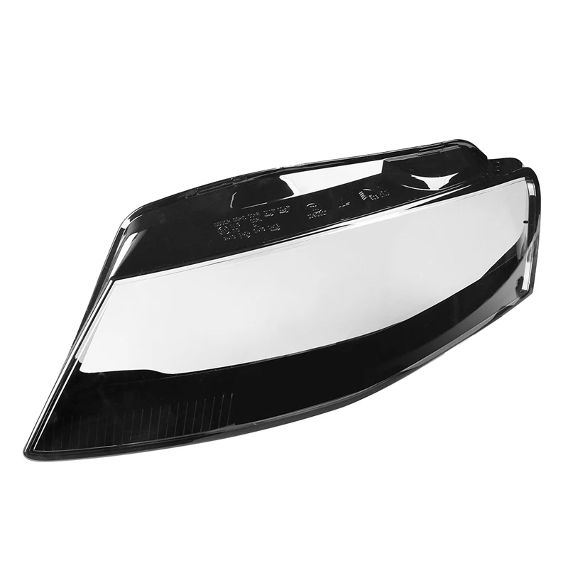 

1Pair Front Left&Right Car Headlight Lens Light Cover For Audi A4 B8 2008-2012