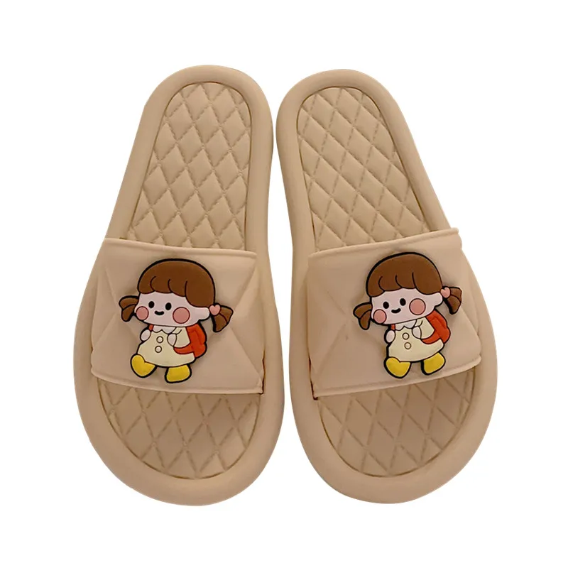 

Lovely cartoon slippers female summer ins wind girl heart home student dormitory non-slip bath cool slippers