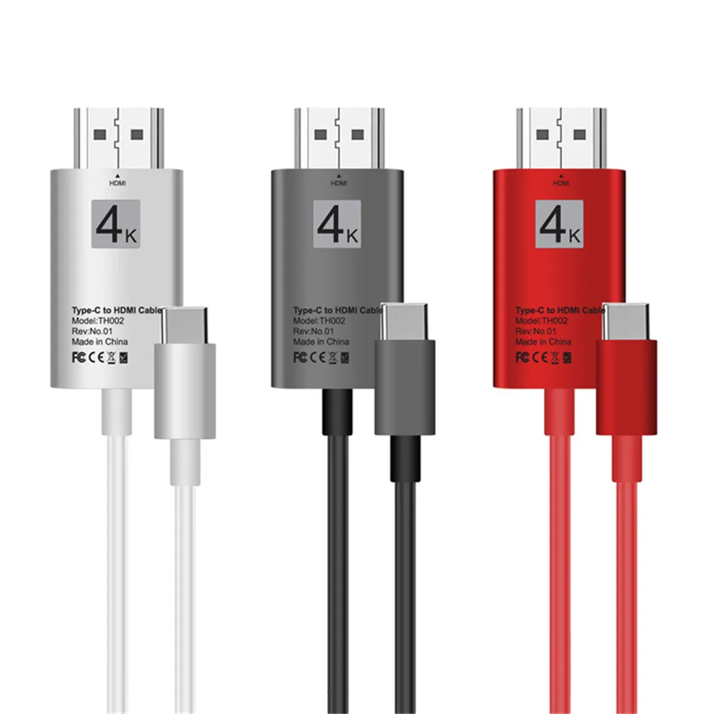 4K USB 3 1 USB-C type C к HDMI кабель HDTV адаптер для lenovo ThinkPad X1 MacBook Pro samsung S8 S9 |