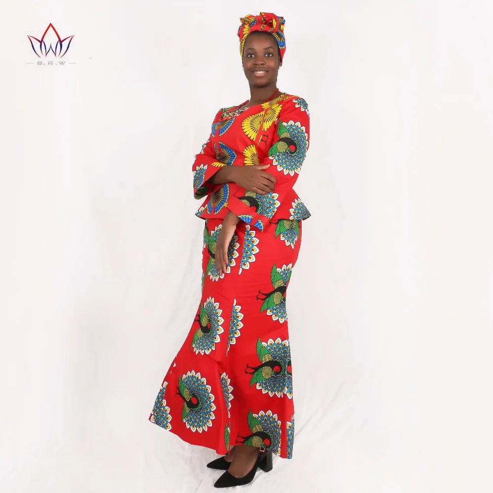 Традиционная африканская одежда комплект из двух предметов короткий топ и юбка