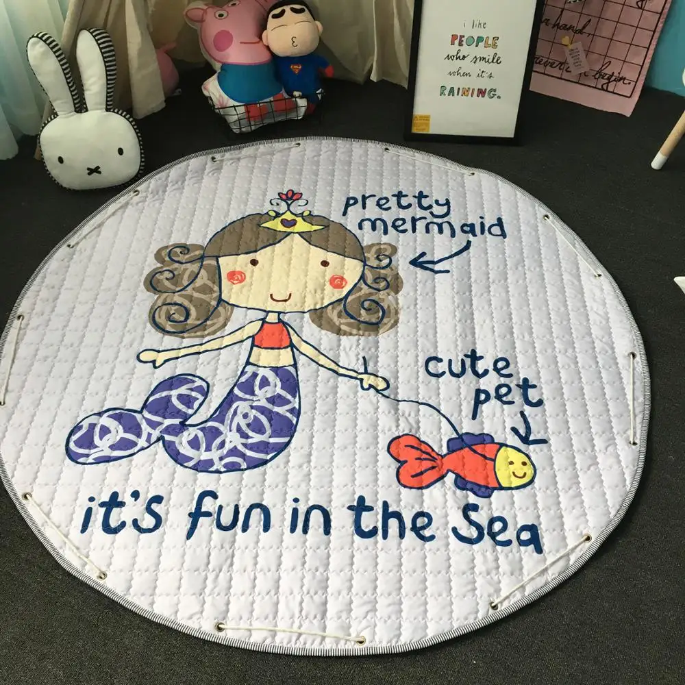 Портативный складной детский игровой коврик для животных утолщенный детской