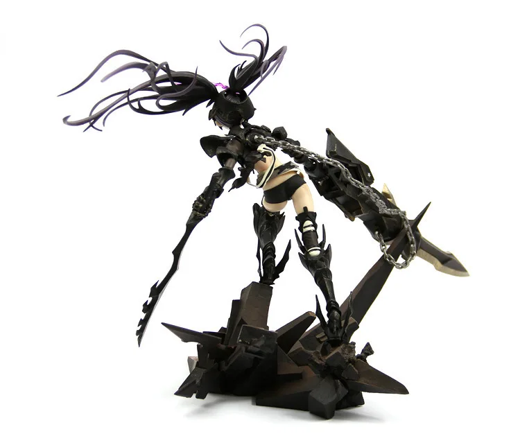 Аниме 29 см безумный Black Rock Shooter BRS фигурку Фигурки игрушки статуя T30 | Игрушки и