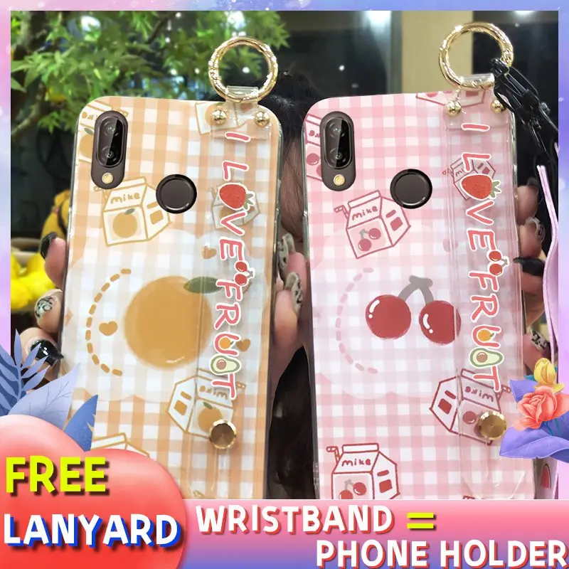 Мужской силиконовый чехол для телефона Huawei P20 Lite/NOVA 3E ударопрочный черный мягкий