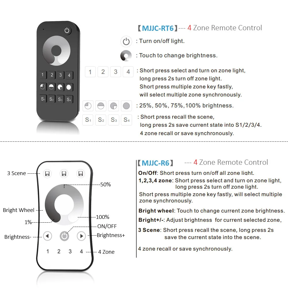 Светодиодный диммер 12 В 24 1CH 15A DC PWM 2 4G беспроводной умный Wi Fi настенный сенсорный