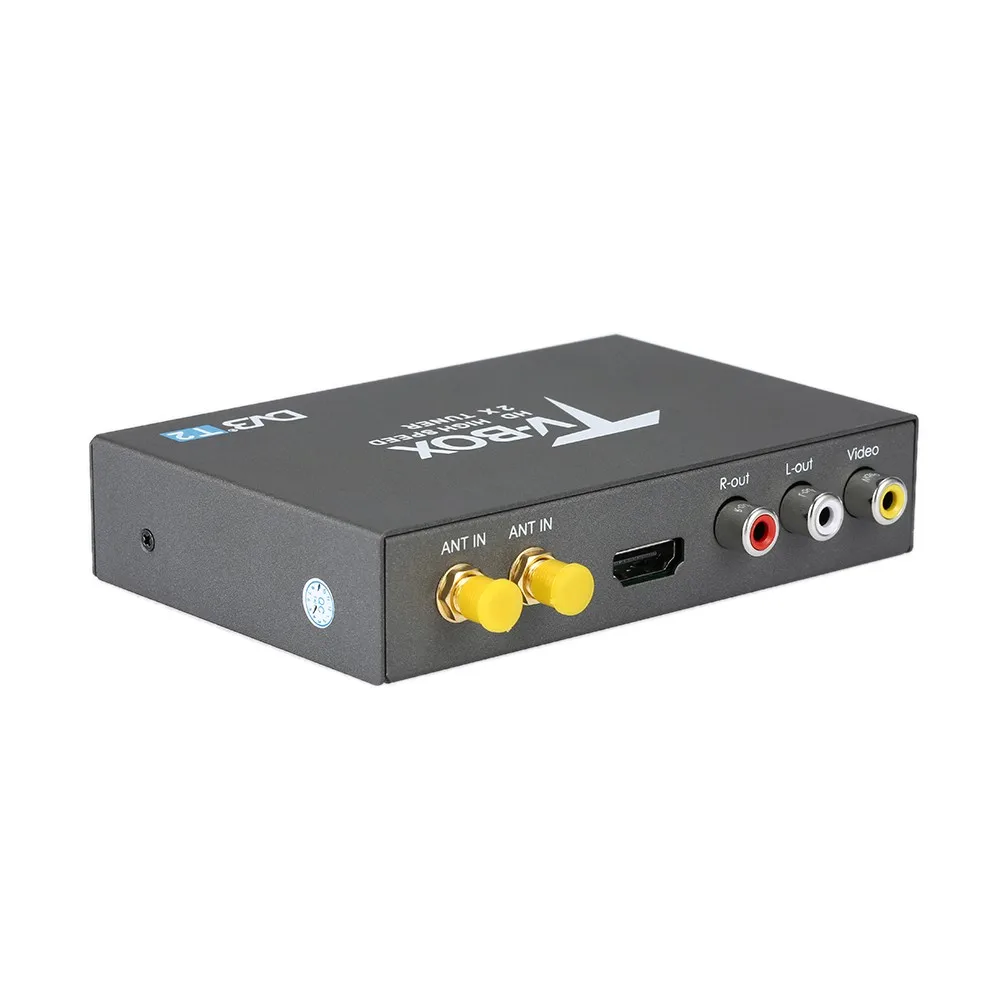 Двойная антенна автомобильный телефон мобильный приемник DVB T2 TV BOX для