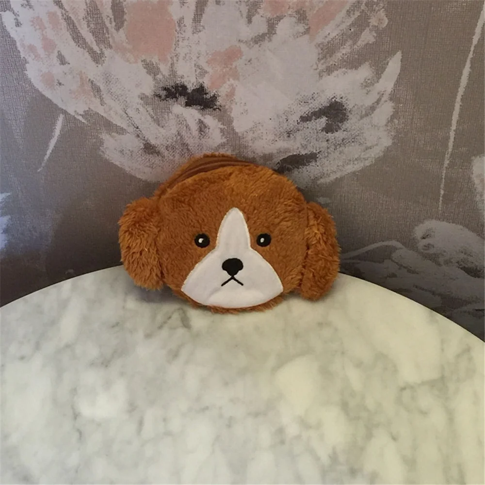 Плюшевый Кошелек с собакой для маленькой девочки прибл. 10 см мешок