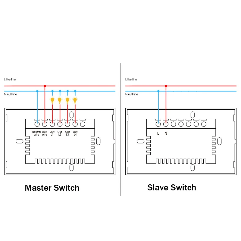 ASEER AU/US 2 шт роскошный WIFI настенный сенсорный выключатель Gang way Smart Switches AC 110-240 В