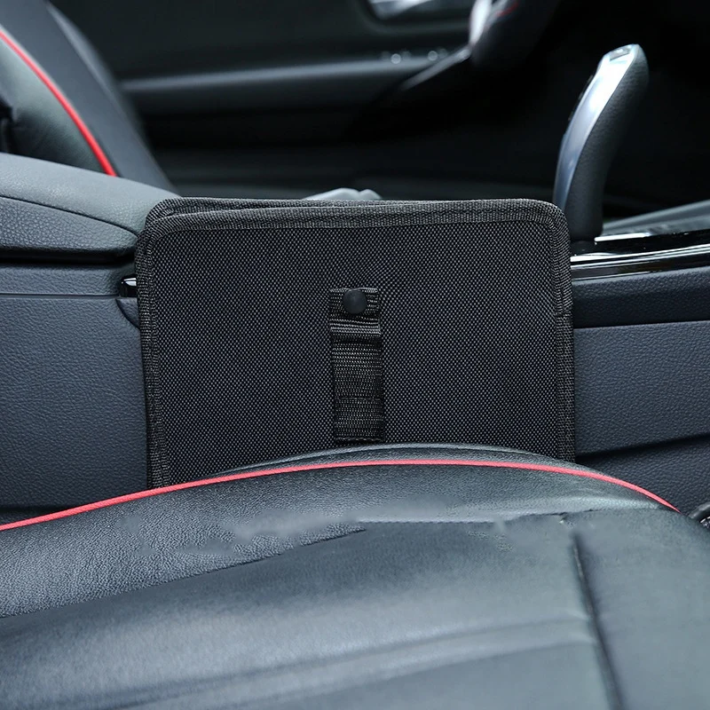 Car Trash Can Portable Drive Bin Hanging Wastebasket Back Seat Storage Bag Waterproof Dustbin Organizer Box | Автомобили и