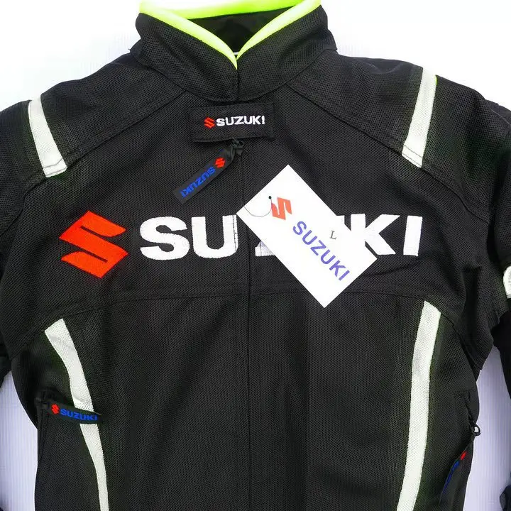 Новое поступление S car Suzuk i Moto Япония Мото Гонки на мотоциклах спортивная куртка для спорта на открытом воздухе чистая ткань куртка с молнией летняя одежда