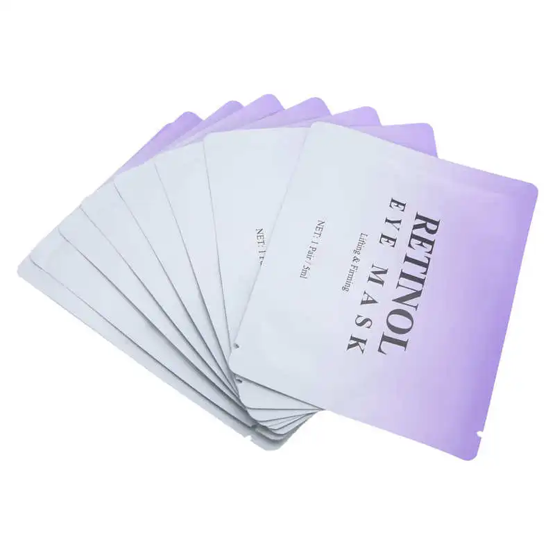 

BREYLEE 8Pcs 5ml Retinol Eye Mask Hydrating Dark Circle Removal Eye Patch Anti Wrinkle Eye Mask