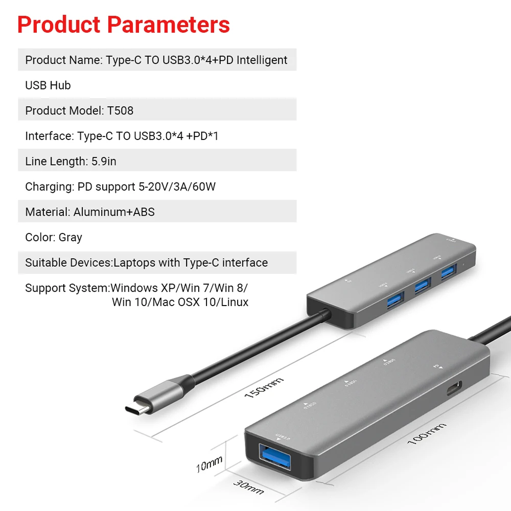 5 в 1 usb адаптер для ноутбука ком