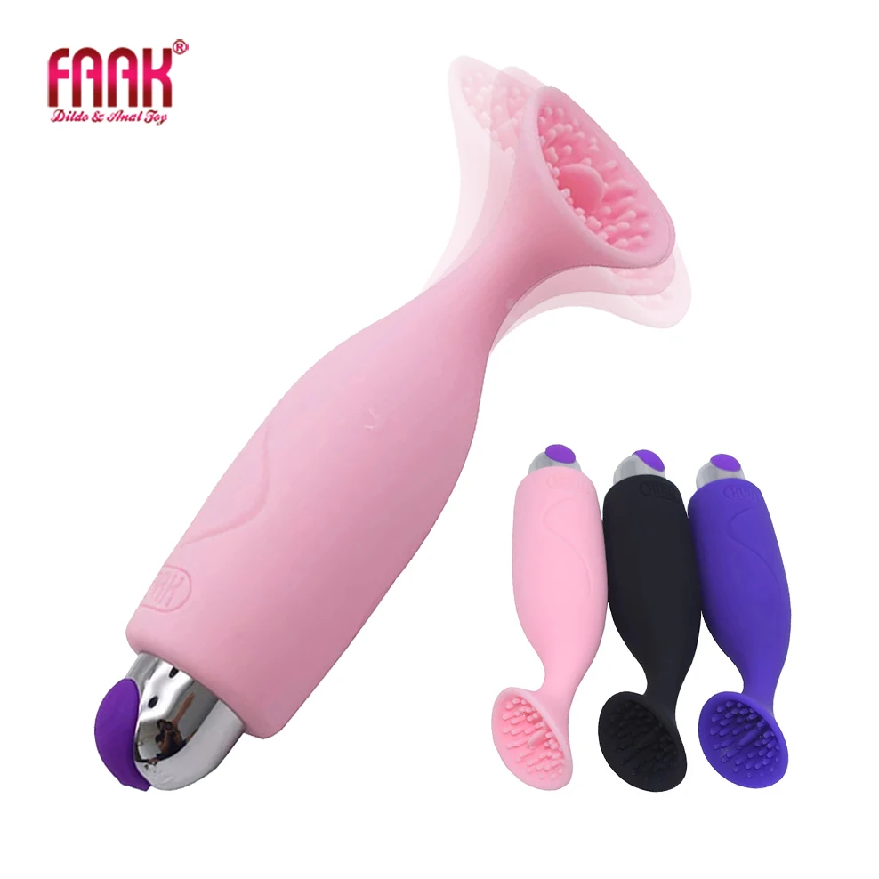FAAK силиконовый Оральный Кисть для клитора язык Секс Вибратор взрослый