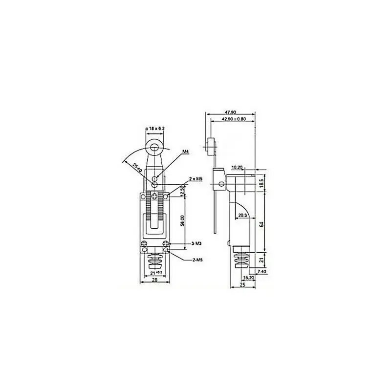 Новый водонепроницаемый моментальный концевой переключатель ME 8108 В переменного