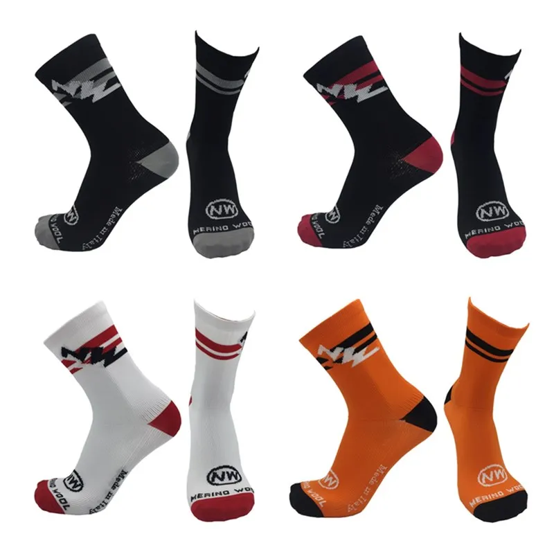 Новые спортивные носки для бега компрессионные велосипедные мужские женские