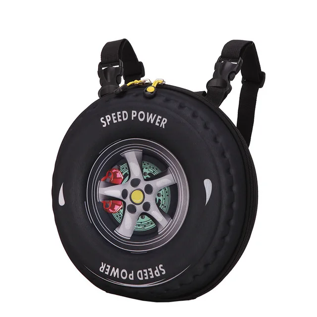 Оригинальный креативный рюкзак с 3D рисунком в виде шины новый детский мультяшный