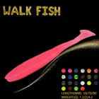 WALK FISH приманка для рыбной ловли Awaruna, 50 шт., 55 мм70 мм90 мм, искусственные мягкие рыболовные приманки, воблер, силиконовые плавающие приманки, рыболовные инструменты