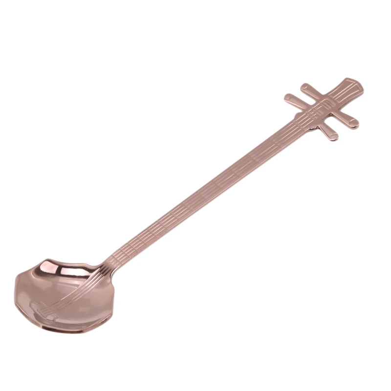 

Нержавеющая сталь ложки с длинной ручкой для льда Чай Кофе музыкальный инструмент ложка чайная ложка Кухня посуда для напитков