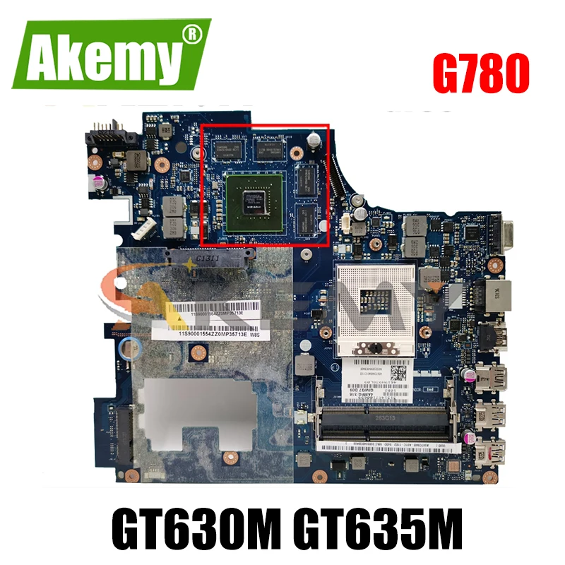 Akemy QIWG7 LA-7983P  Lenovo G780    PGA989 HM77 DDR3 GPU GT630M GT635M 100% 