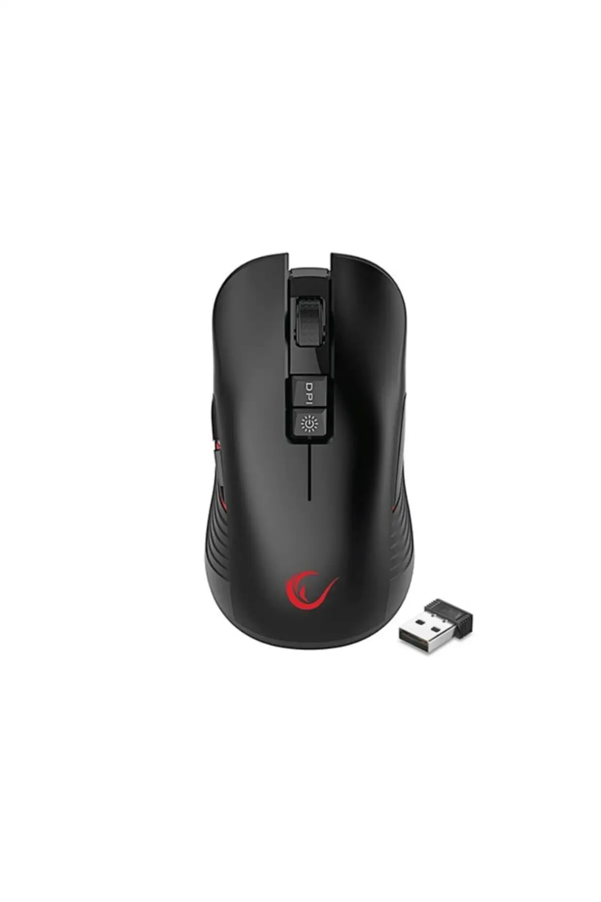 Black Wireless Led Rechargable Gaming Player Mouse Smx-r20