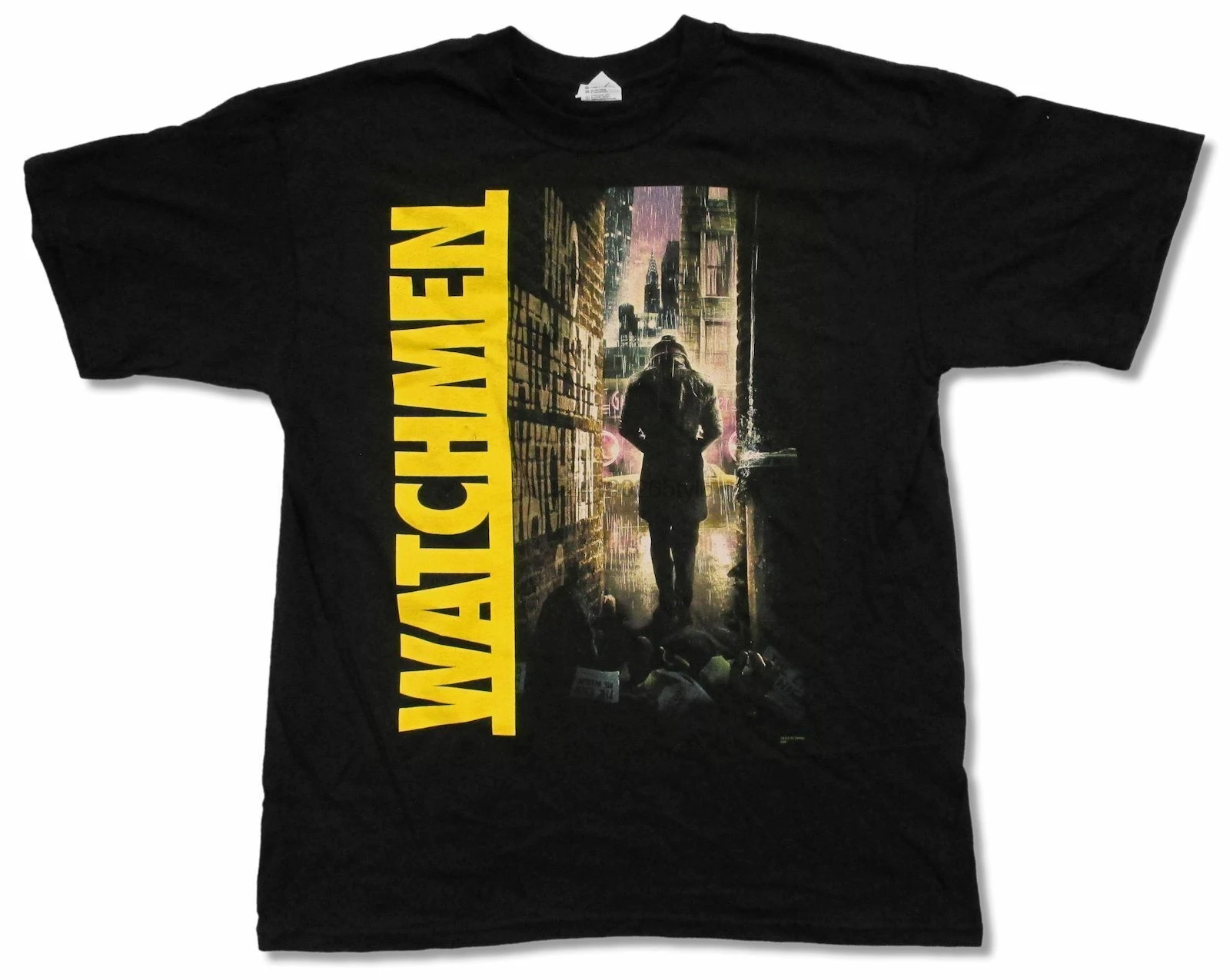 

Watchmen Rorschach Scum Quote Black T Shirt New Official Movie Comic Adult