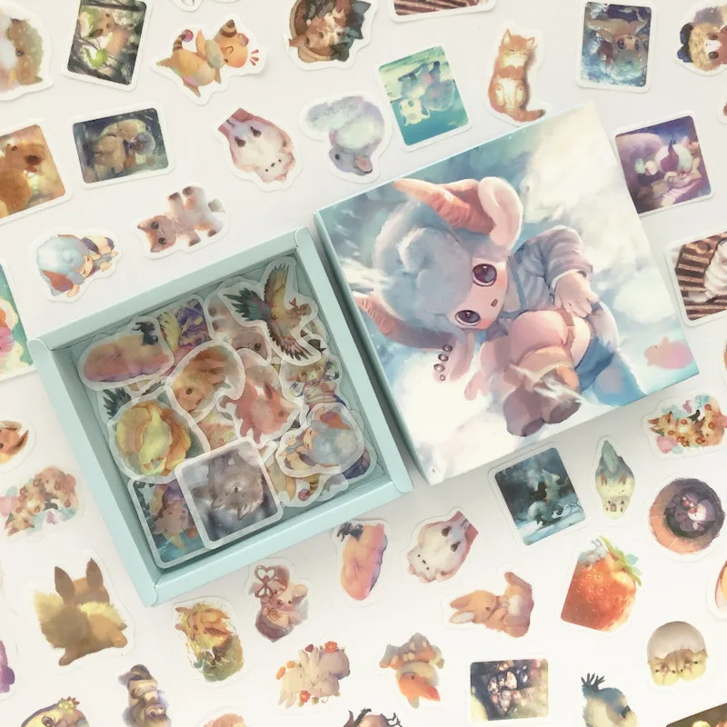 

200pcs/pack Amazing pets Animal Journal Decorative Washi Stickers Scrapbooking Stick Label Diary Stationery Album Sticker