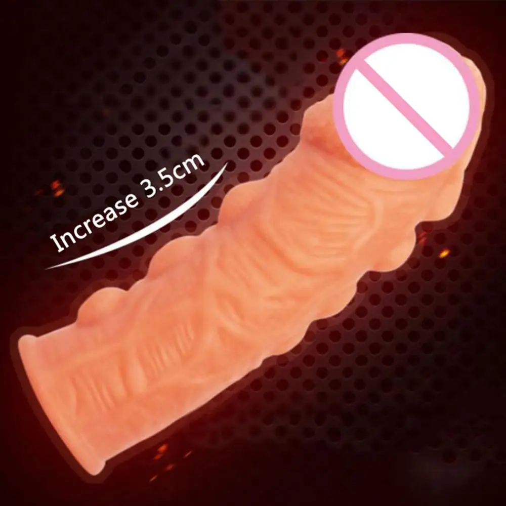 Силиконовый удлинитель для пениса мужской секс игрушки мужчин манжета