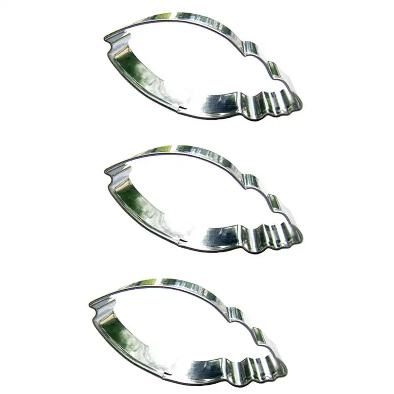 В форме раковины 3 шт прессформы для резки печенья инструменты выпечки украшения