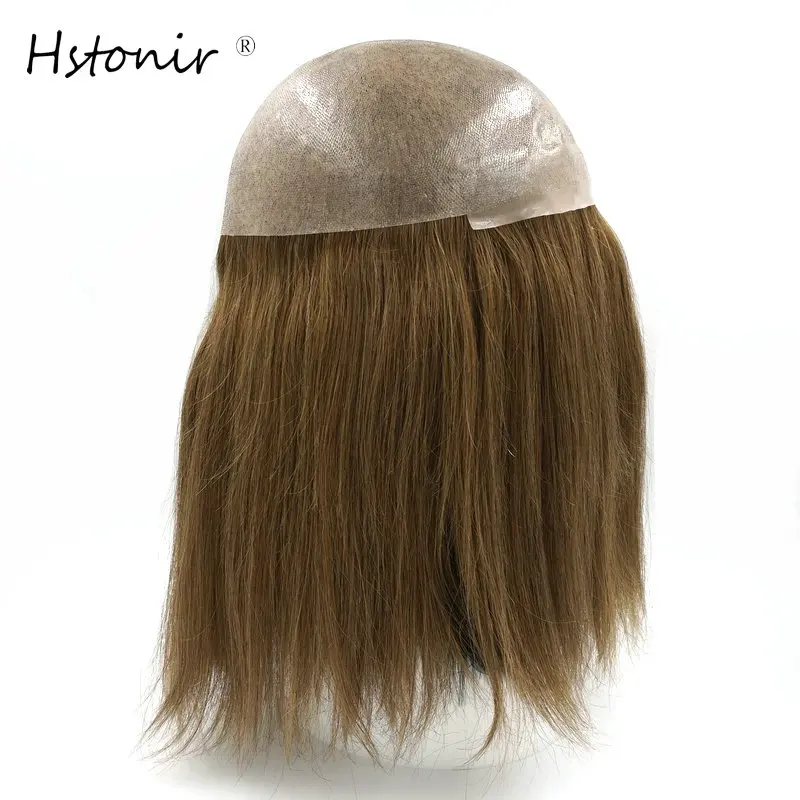 

Hstonir European Remy Hair Top Piece Topper Injection Toupee For Women Human Hair Blond Brown Hairpiece TP22