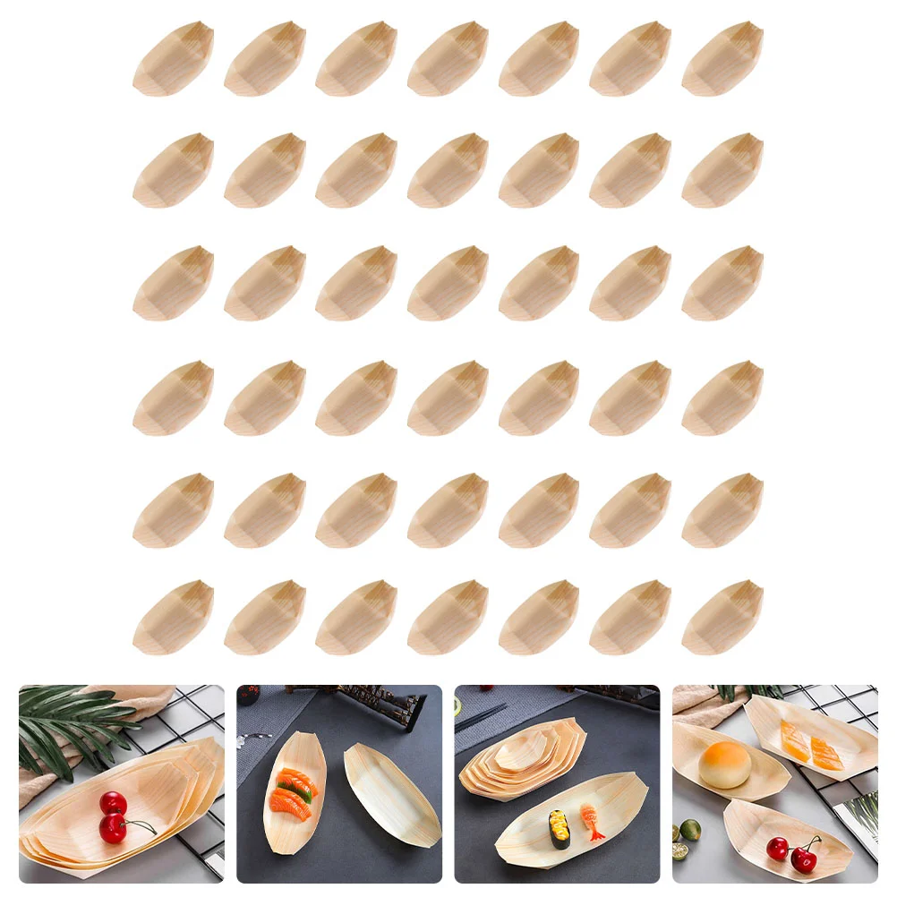 

50 шт., одноразовые тарелки для фруктов