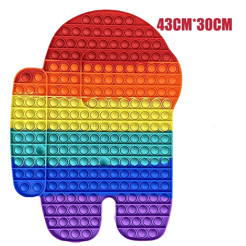 Popete большой размер 20 см 40 Радужный Пузырь Игрушки для взрослых игрушка снятия