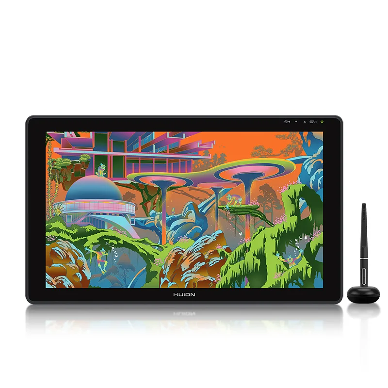 HUION Kamvas 22 Graphic Tablet 21.5inch Pen Tablet Monitor Screen 120%s RGB Pen Display Anti-glare Support Windows/mac/Android
