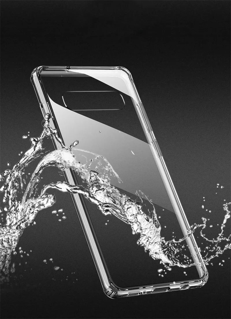 Прозрачный противоударный чехол для Samsung Galaxy S8 S9 S10 плюс S7 Edge Note 8 9 10 A20E A30 A40 A50 A60 A70