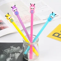 40pcs new creative bee 0 5mm gel pen student learning stationery wholesale